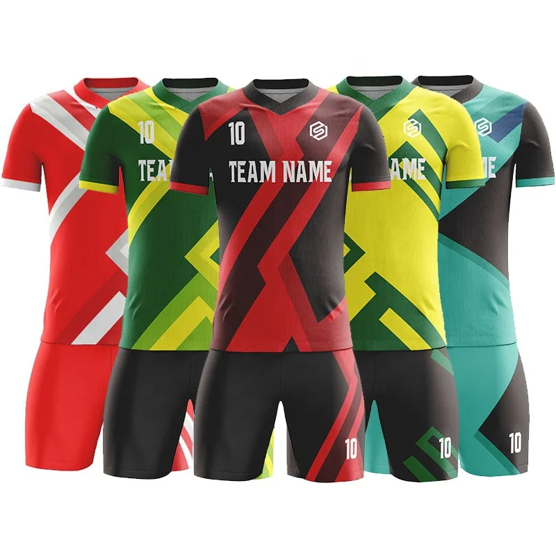 Custom sublimate personalized football kit custom full set soccer uniforms