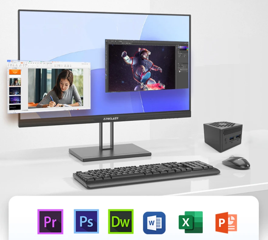 OSOOK Mini PC JPL60 Jasper Lake N5095 N5100 N5105 4K Gigabit Ethernet Linux Ubuntu Mini Computer Barebone Windows 11 Pro Mini PC