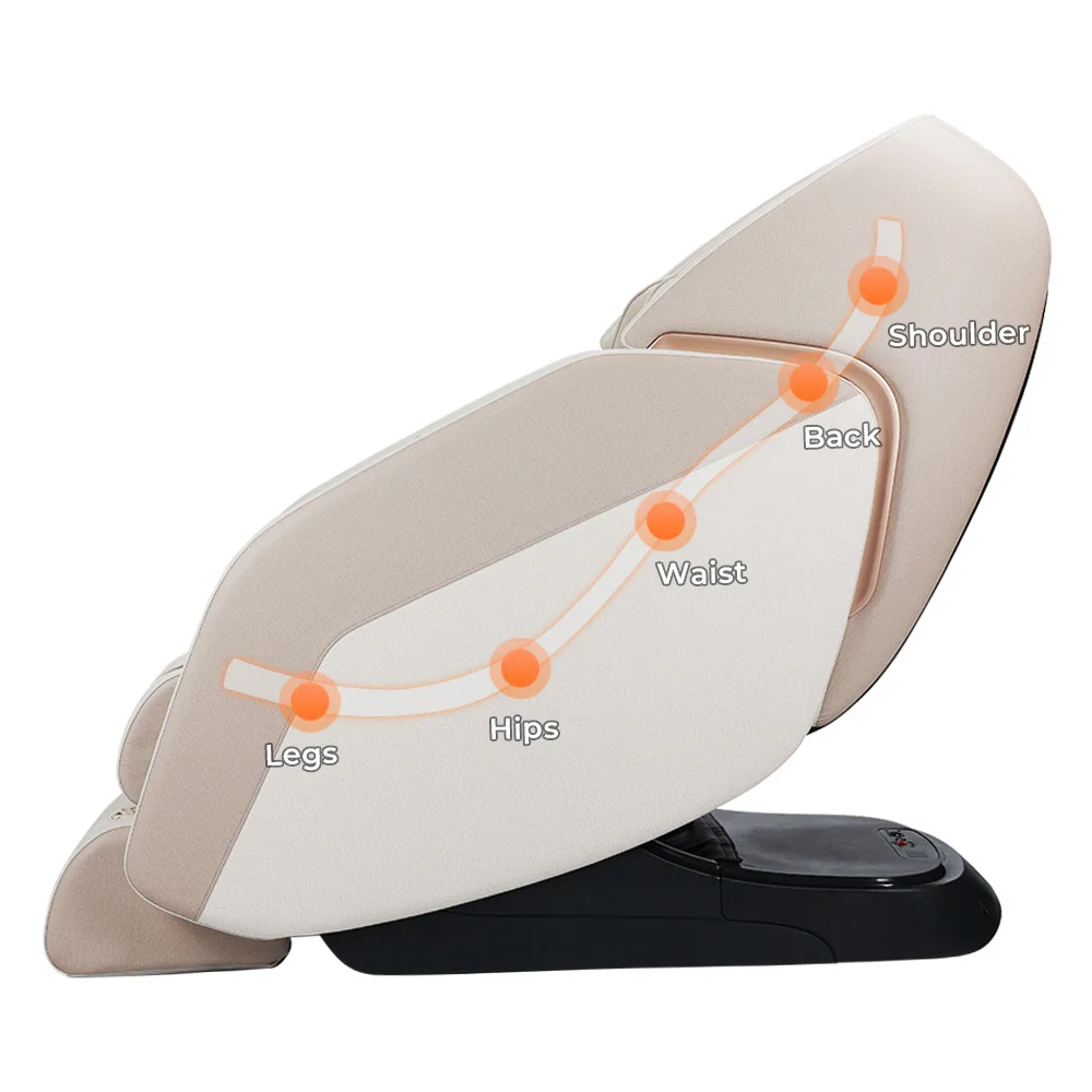 luxury dual core massage chair dropshipping with thai stretching