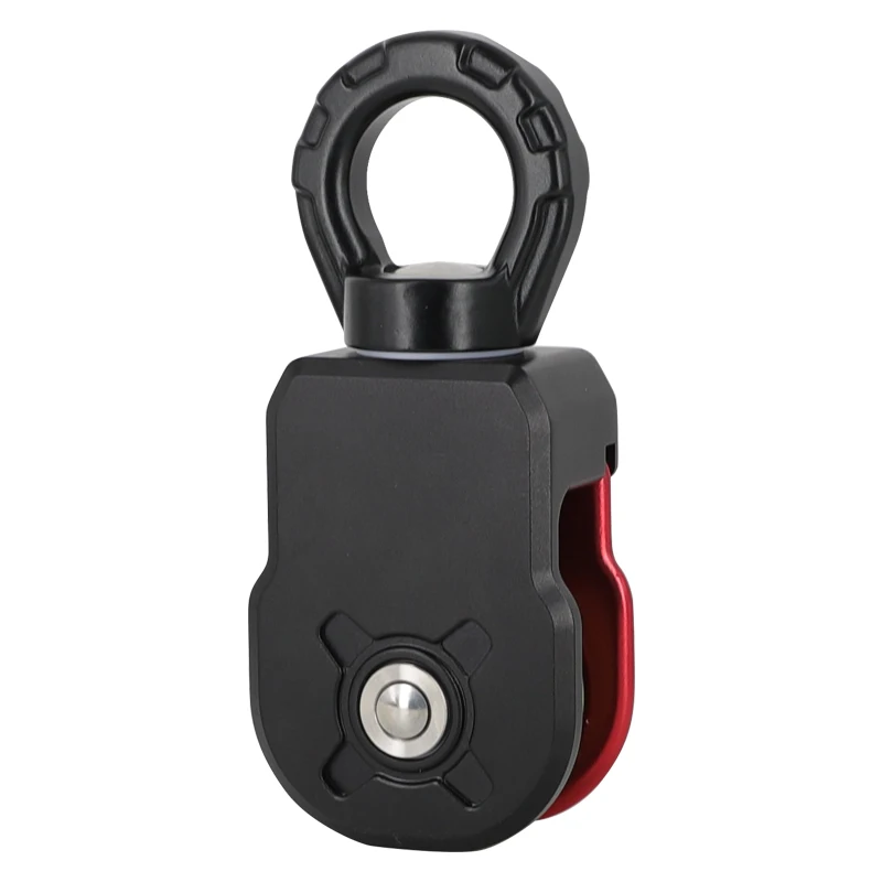 Climbing Aluminum-magnesium-zinc Alloy Universal Single Pulley for High-altitude Working
