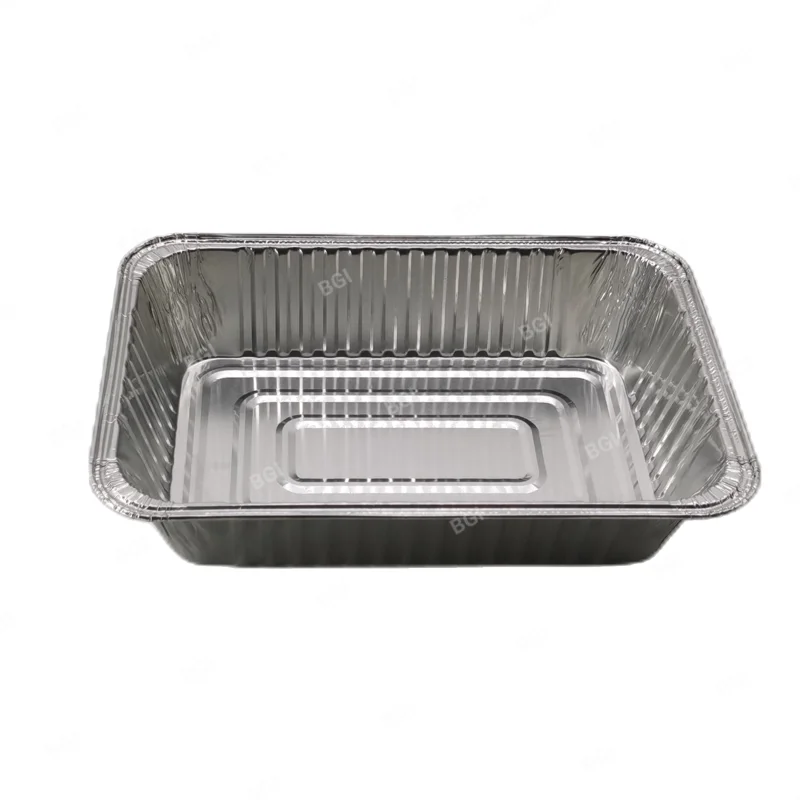 Wholesale Disposable Food Packing Loaf Pan Tin Foil Tray Aluminium Pie Baking Container With Lid