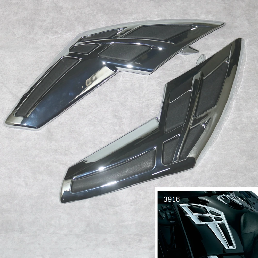 Motorcycle Gas Tank Door decorative cover For HONDA Goldwing GL1800 2001 02 03 04 05 06 07 08 09 10 2011