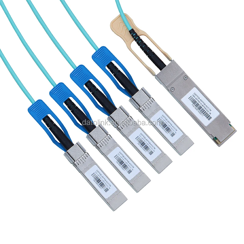 100G QSF28 TO 4SFP28 AOC 7M Active Optical Cable Compatible with Cisco, HP, Huawei