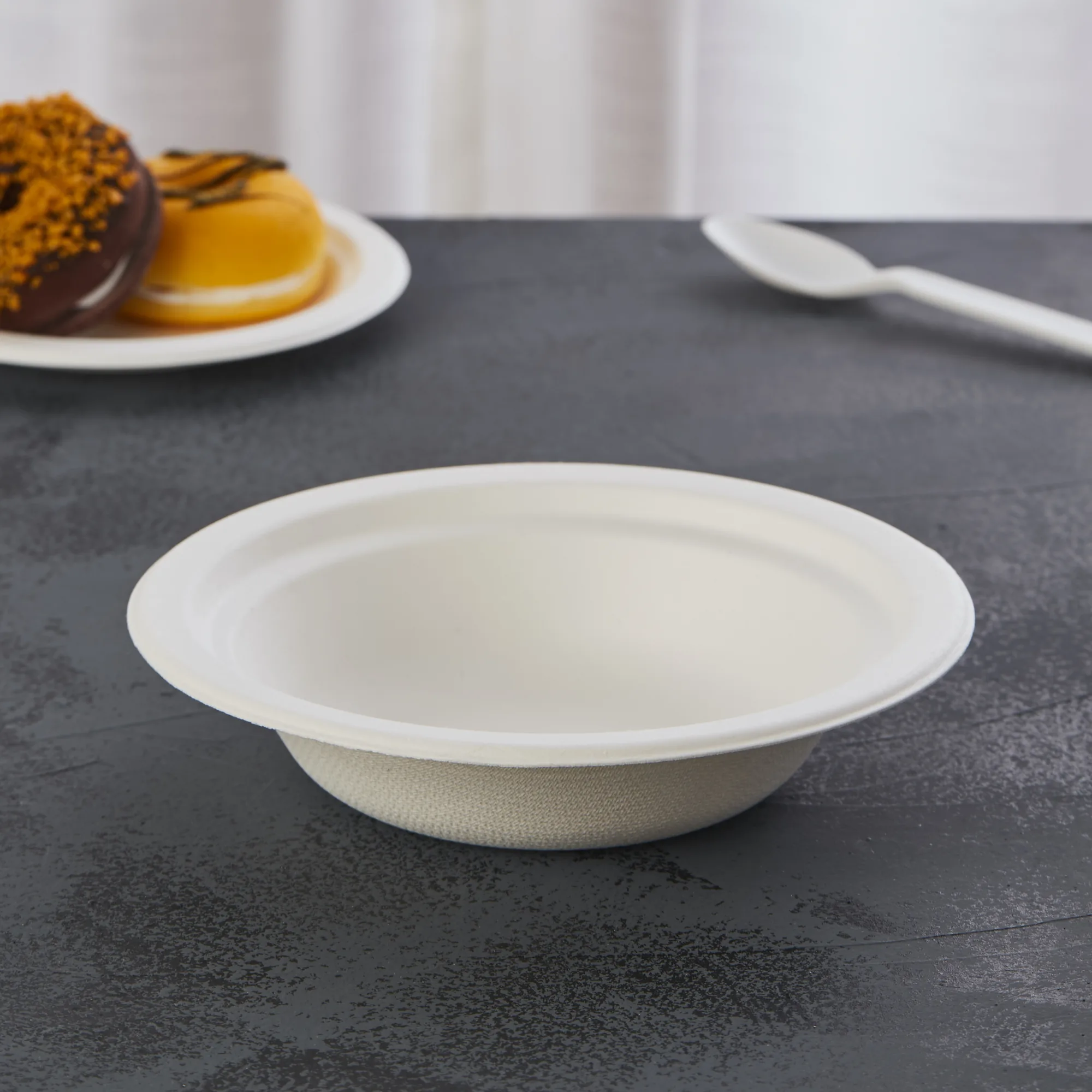 12 oz (350ml) Can Be Customized Eco Friendly Disposable Disposable Ramen Soup Bowls For Restaurant