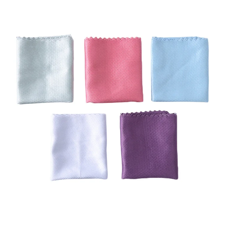 Magic Microfiber Glass Cleaning Fish Scale Rags Microfiber Towel Cleaning Cloth Scouring 30*30CM