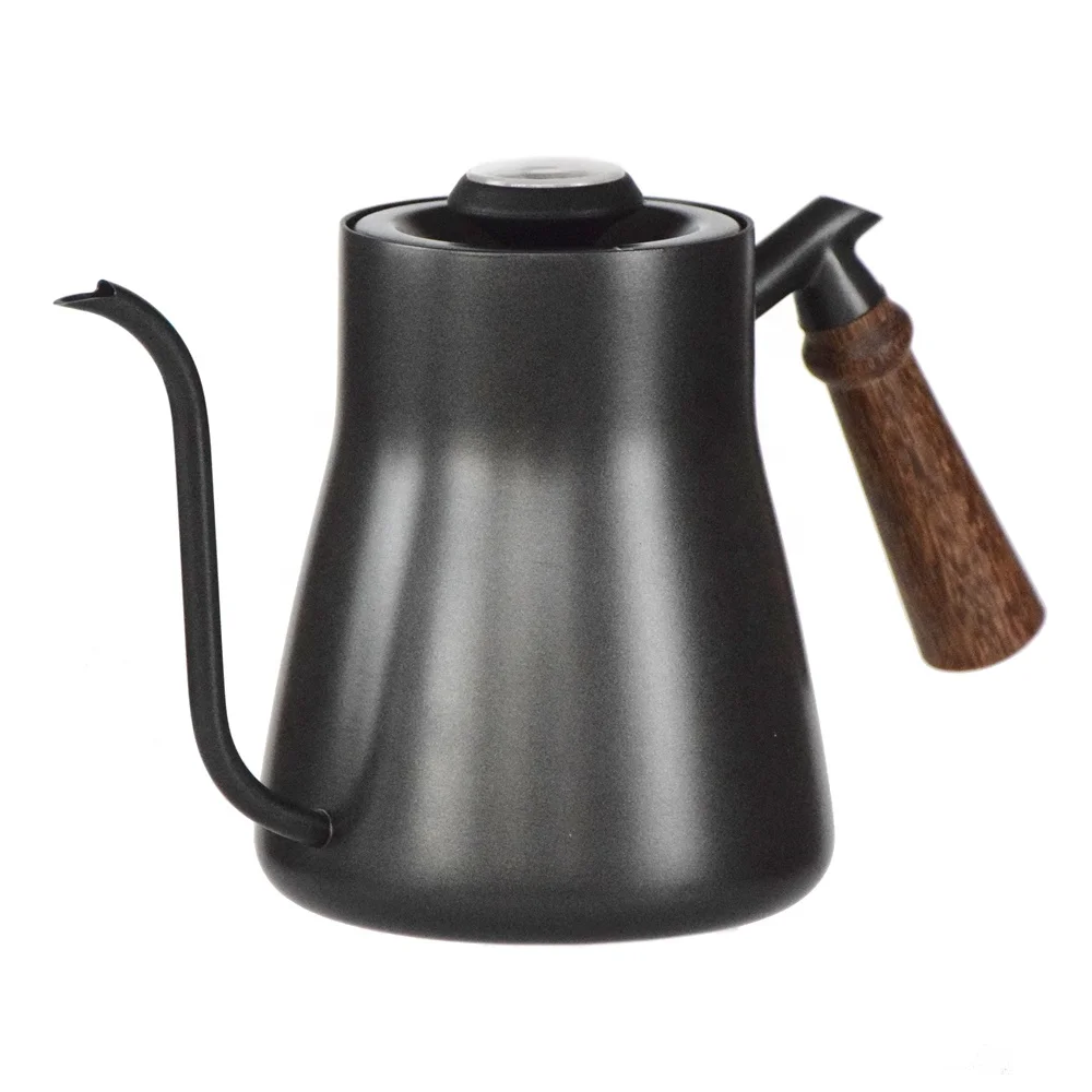 «Гусиная шея» чайник контроль температуры кофе чая с термометр из нержавеющей стали залить 850 мл