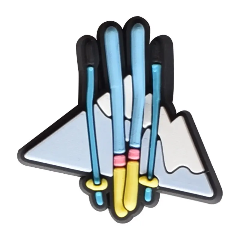 1Pcs Sport Series Silicone Baseball Hockey Garden Shoe Charms PVC Clog Decorations For Wristbands Croc Jibz Kids Party Gifts