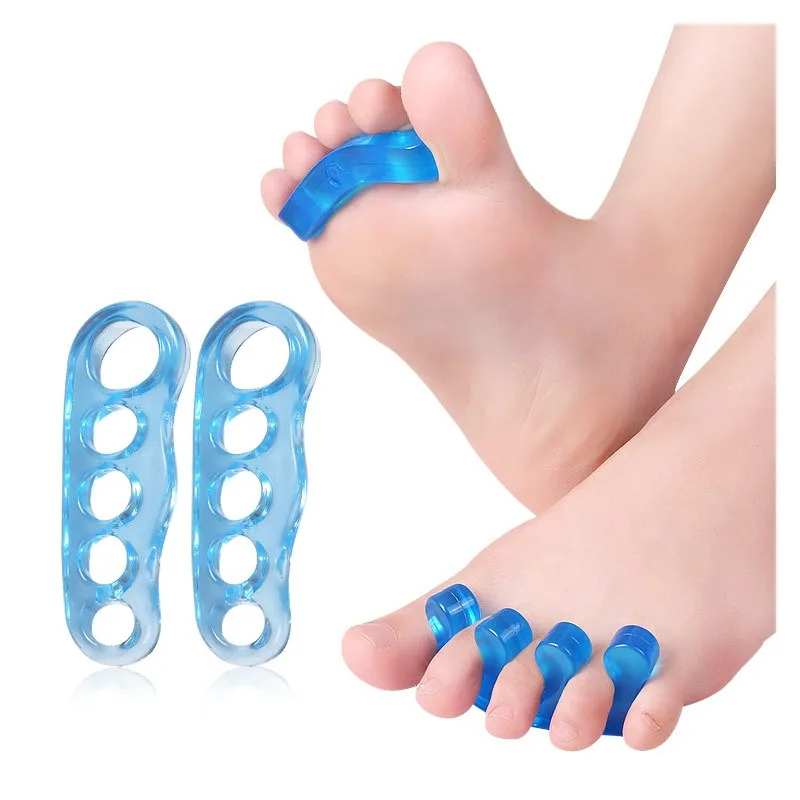Soft Gel Silicone Flexible Gel Finger Yoga Toe Spacer Separation Straighteners Separate
