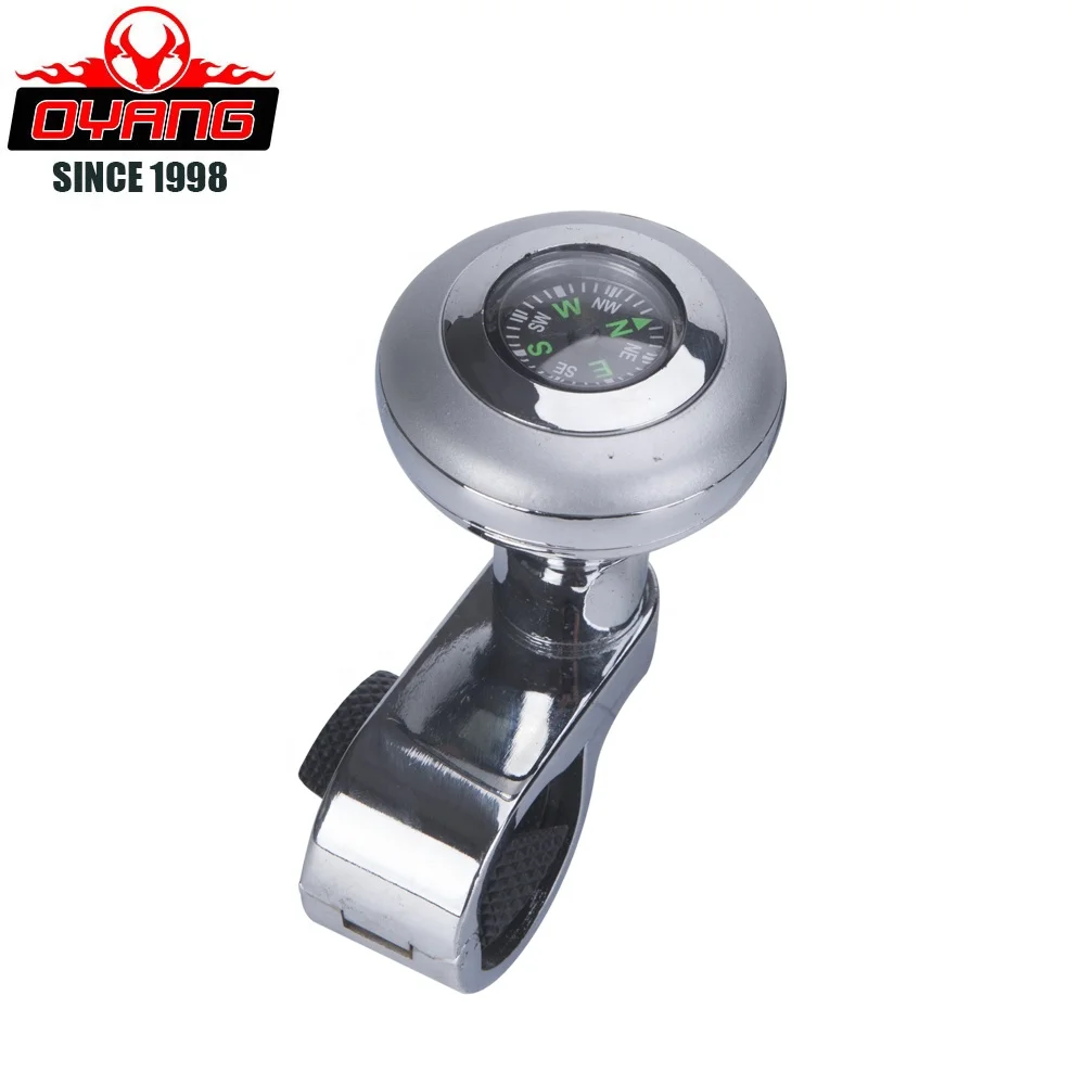 Рулевое колесо Универсальный колеса ручка, автомобильный усилитель мощности, ручка шарика с компасом усилитель руля ручка