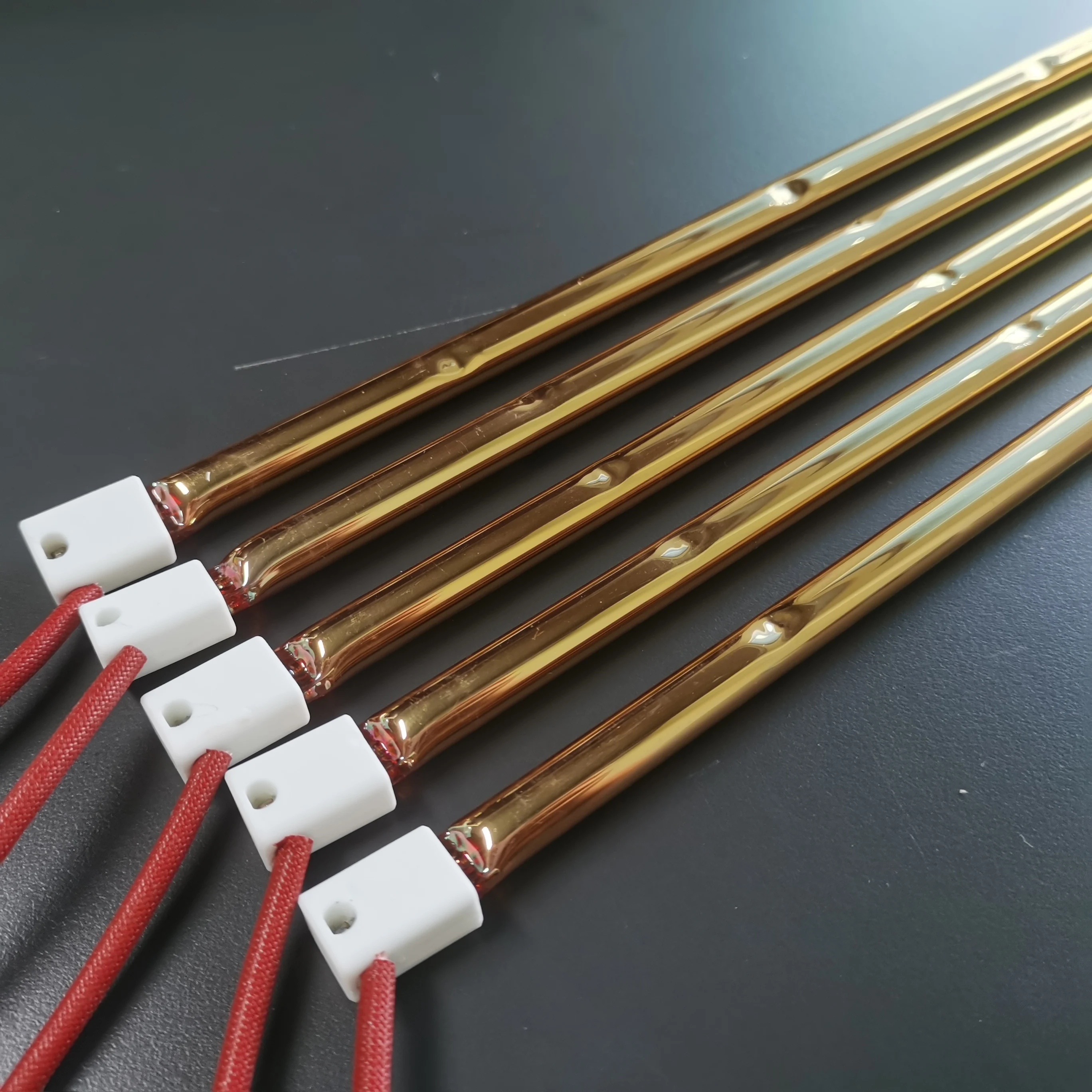 Short Wave Quartz Halogen Lamp IR Emitter with Reflector Infrared Heater Lamp for PET Bottle Blowing Machine