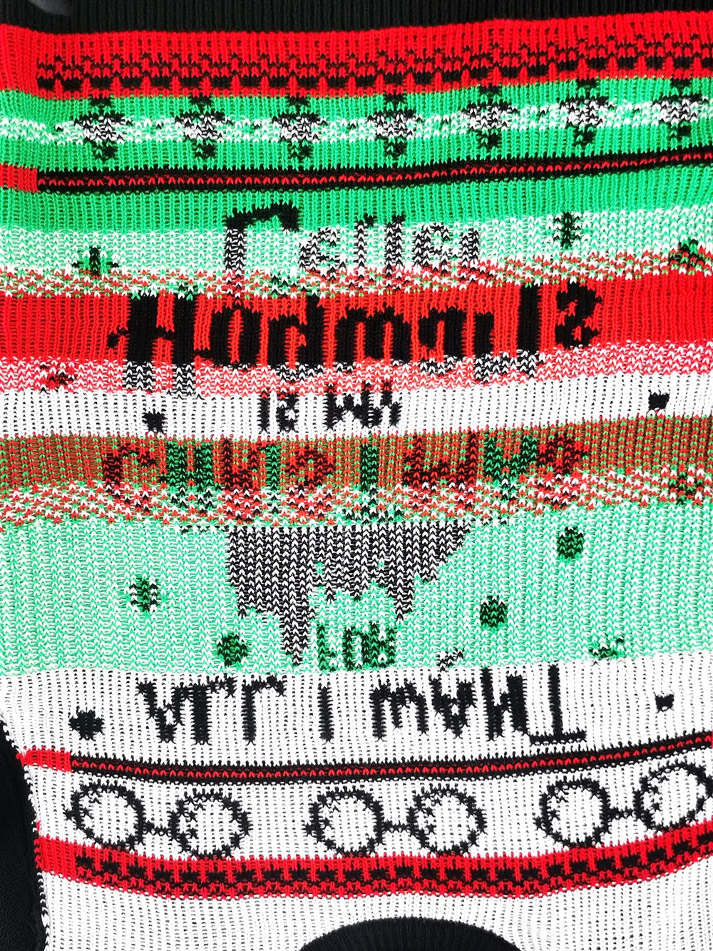 Custom Knitting Patterns Funny Crew Neck Couple Family Ugly Christmas jumper pullover Xmas Sweater For men