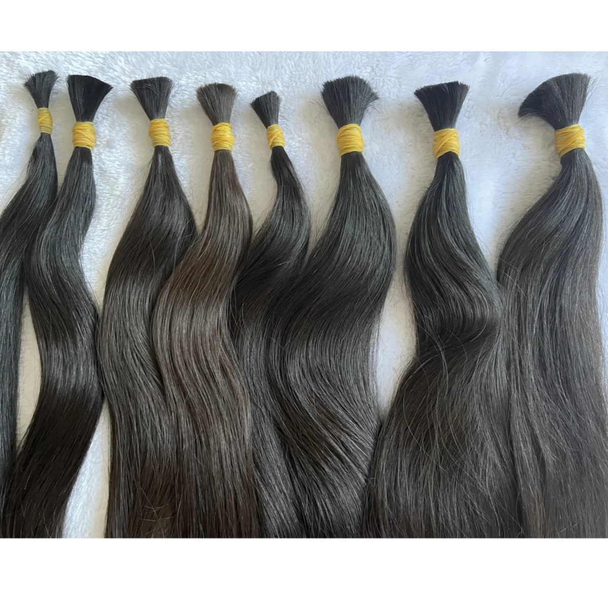 WJD Top Luxury Raw Hair Bulk can bleach to any light blonde color