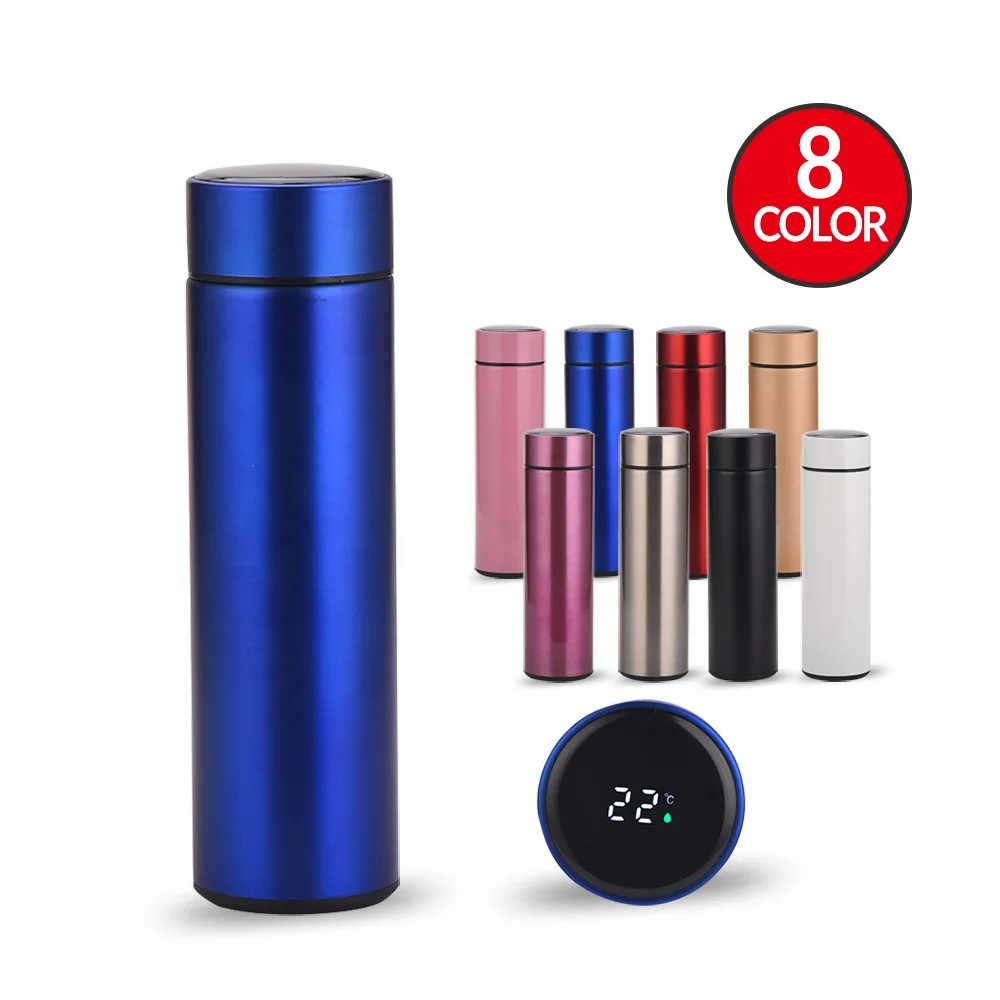 
Digital Tea Thermo Vacuum Flask with Digital Thermometer Termo Tumbler LED Digital Smart Thermos Bottle Flask Stainless Steel 