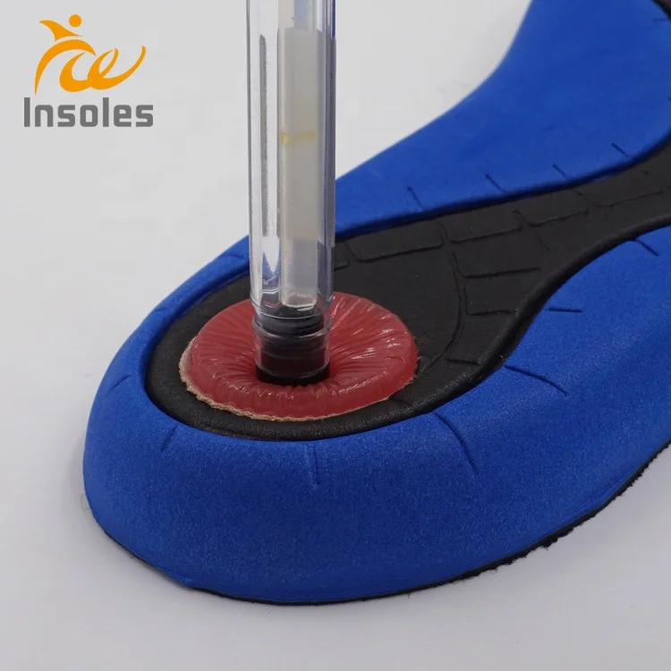 Полная длина вставки для обуви из пены с эффектом памяти Pinnacle Plus-Встроенная металлическая поддерживающая гелевая стелька