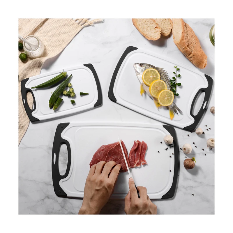 Free sample kitchen chopping boards PP plastic Vegetable board cutting boards 3 pieces