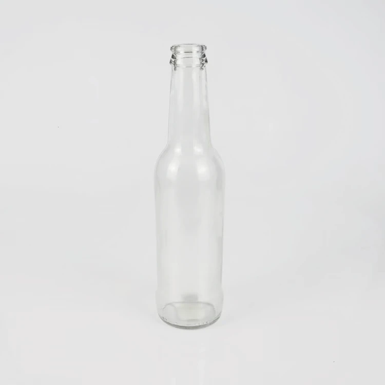 250ml 275ml 330ml 500ml 12oz High pressure empty beer beverageorange juice kombucha soda bottle glass with lid wholesale