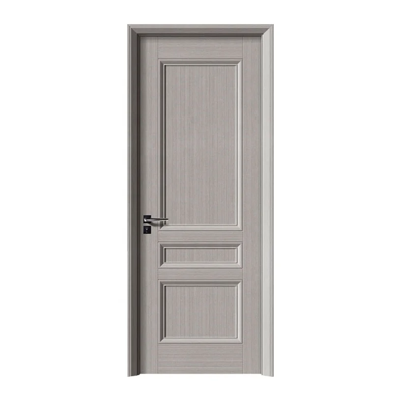Factory price interior swinging wooden door with frame for house