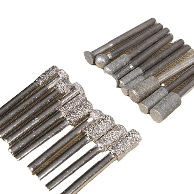 sintered polishing burr stone carving burr diamond tool