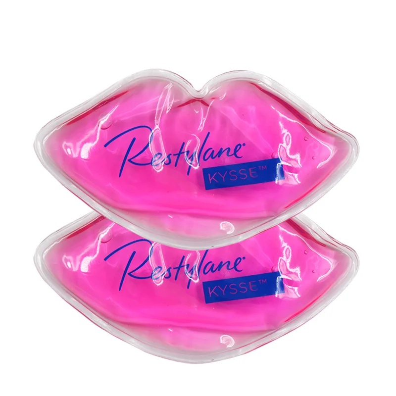 Custom Small Cool Lips Gel Pad Hot Cold For Lip Surgery Swelling Coolers Lip Ice Gel Pack