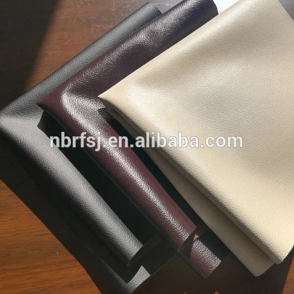 Solvent Free Luxury Natural PU Leather Material for Sofa Upholstery Furniture