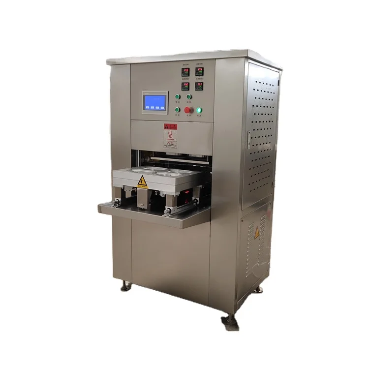 5 year guarantee industrial automatic  map manual food tray vacuum sealer tray sealer packaging machine  for price