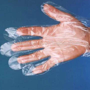 Hot  sale  fast food  using plastic gloves full automatic  disposable PE gloves folding packing machine