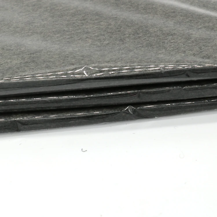 
hot sale Dark grey durable 100% wool felt pressing pad portable ironing wool mat board 