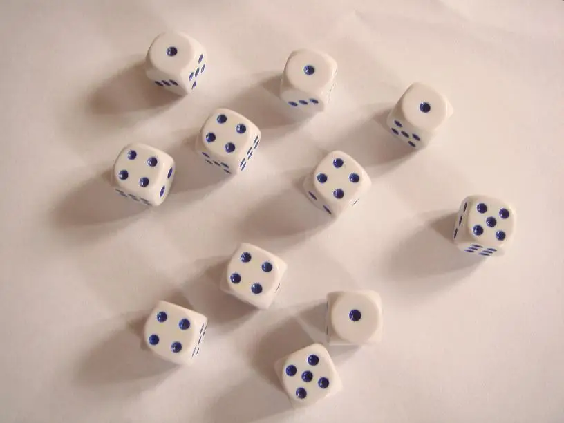 dice plastic dice game dice