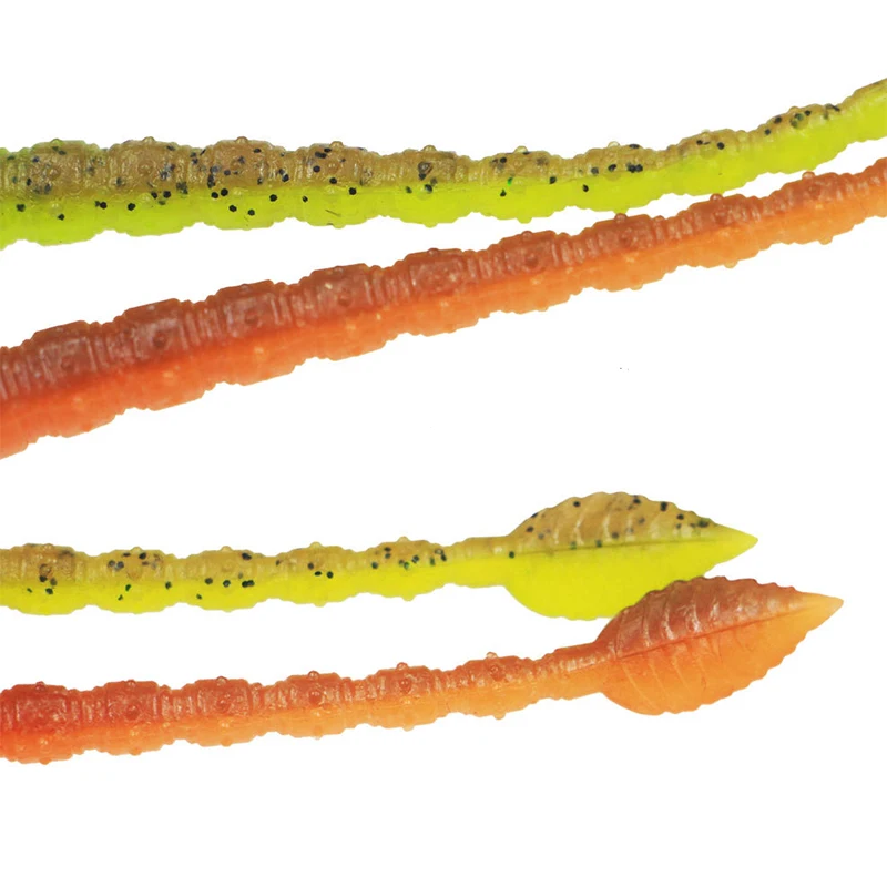 Smano 110mm 2.2g 5Colors Artificial Soft Fishing Lure TPR Bait Worm Lures for Activity