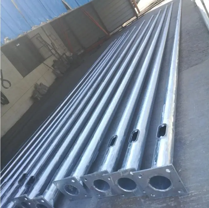 Hot Sale Garden Light Pole Hexagonal Galvanized Solar Street Light Pole with Factory Price High Quality Controll