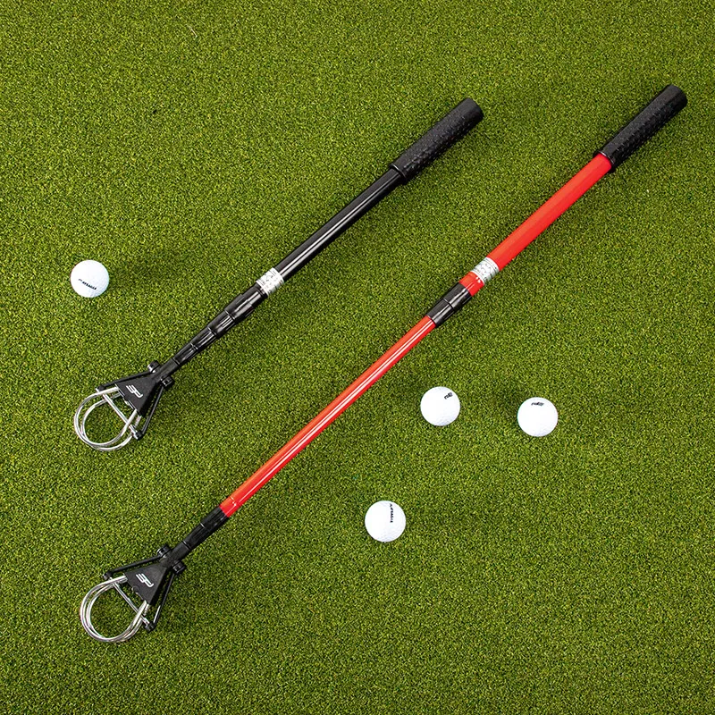 high quality Telescopic Golf Ball Retriever Custom Adjustable Length Golf Ball Picker For Golf Practice Ball