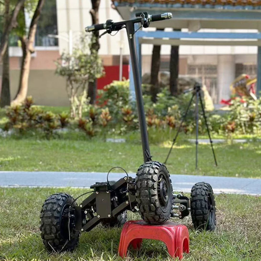 Новый продукт 11-дюймовый 4WD 4-колесный привод 6000 Вт 4 моторы McPherson подвеска внедорожный Городской Спортивный вездеход Электрический Скутер ATV