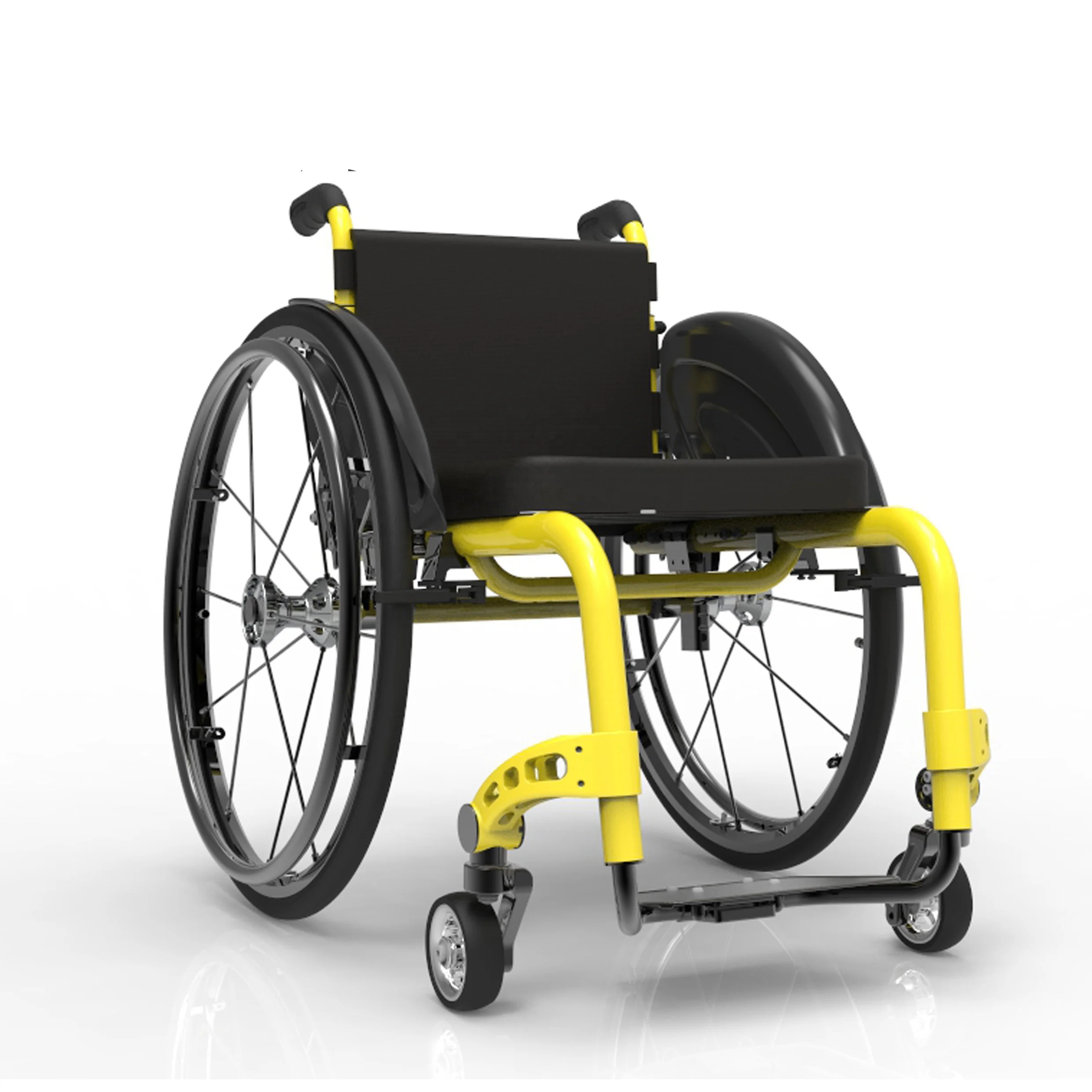 2021 CE ISO Certificate Aerospace titanium aluminum JBH S02 manual wheelchair for sale