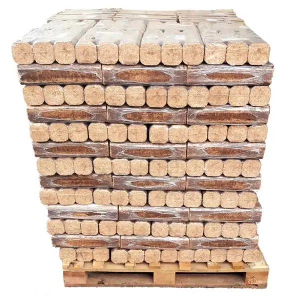 
Premium Hardwood Compressed Sawdust Fire Logs / Briquettes - Natural & FSC 100% 