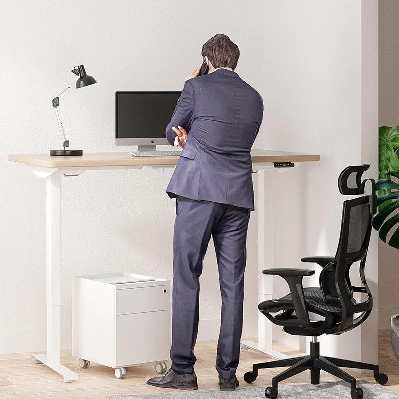 Electric Adjustable Height Desk Electric Sit Stand Gaming Desk Office Intelligent Height Adjustable Standing Desk