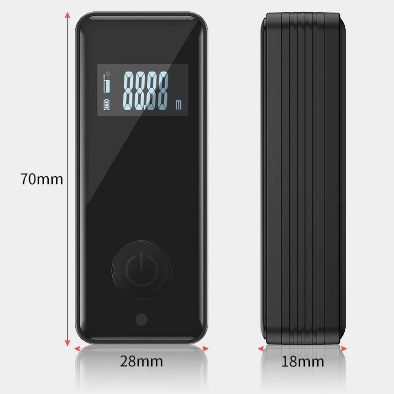 Low Price Laser Distance Meter Digital Sensor 30M Mini Hand-hled Smart Rechargable
