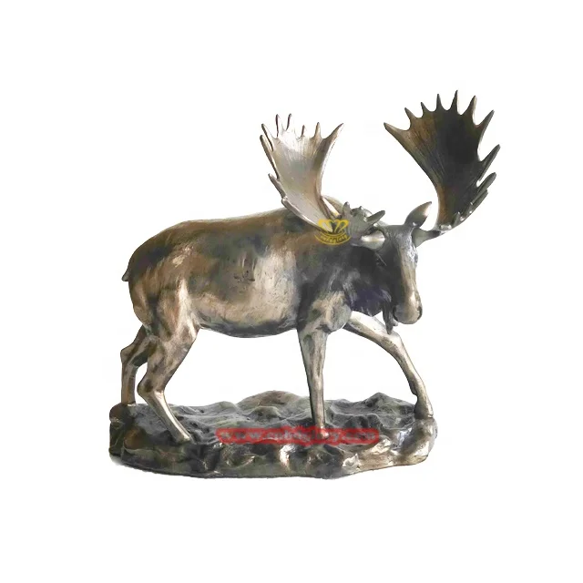 Outdoor courtyard garden Landscape Design art Sculpture Ornament High Quality Animal Bronze Deer Statue