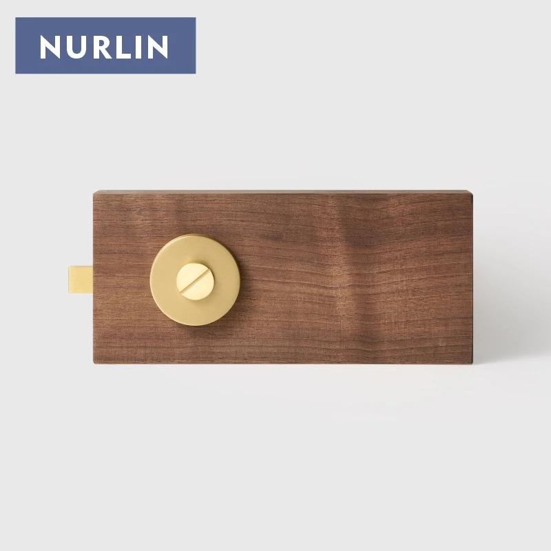 Nurlin Brass Indoor Thumbturn Lock Work With Deadbolt Latches Linear Knurled Detailing For Internal Bathroom Toilet Doors