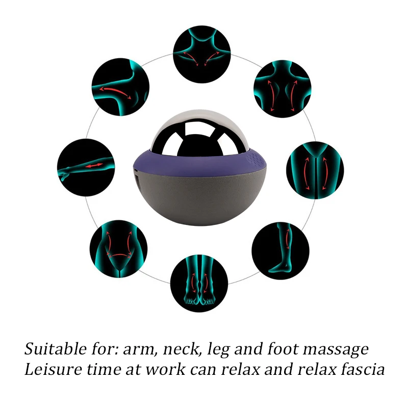 
Manual Massage Ball Pain Relief Back Roller Massager Self Massage Therapy and Relax Full Body Tools for Sore Muscle Joint Pain 