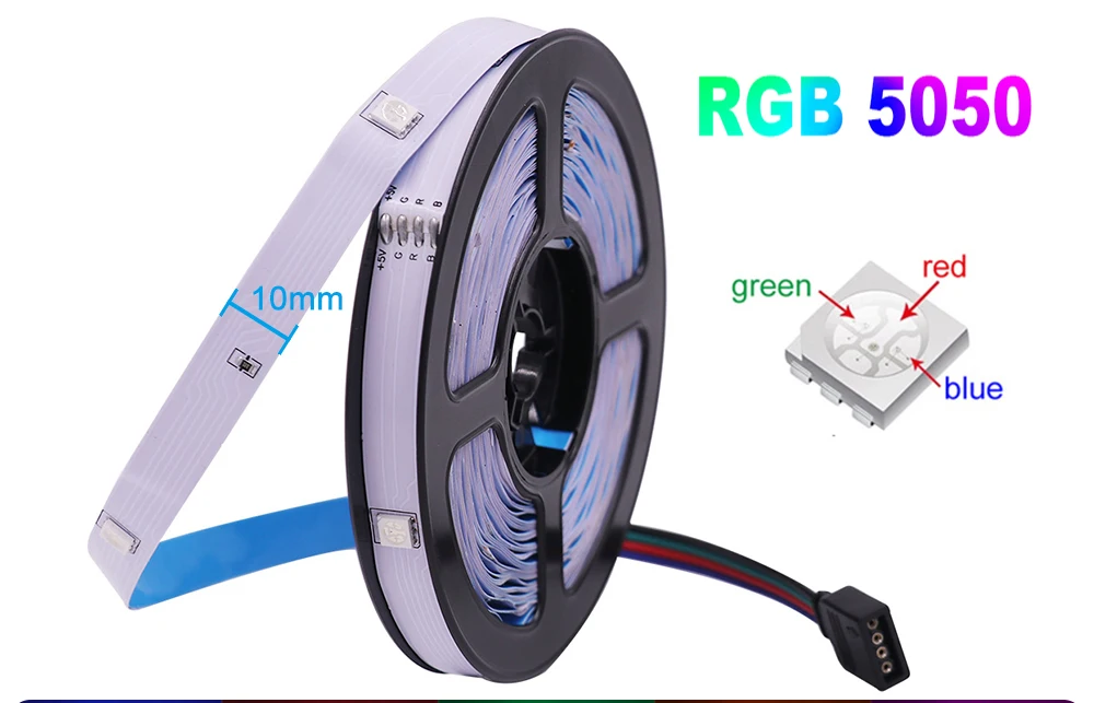 5V LED Strip RGB 5050 Bluetooth APP/ IR Remote Control 15M Flexible Led Tape Music Sync Lamp for PC Screen TV Back Light
