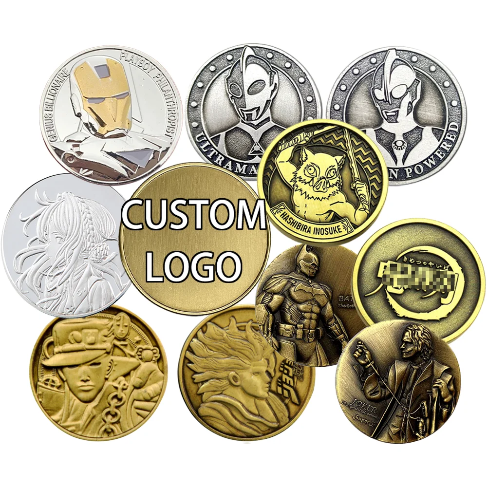 cheap custom logo 2d 3d die stamped enamel commemorative metal.coin blank copper custom coins metal double sided  metal crafts