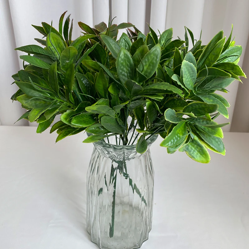 Competitive Price 5-branch Grape Leaves Magnolia Leave  Artificial Plant home garden decorative