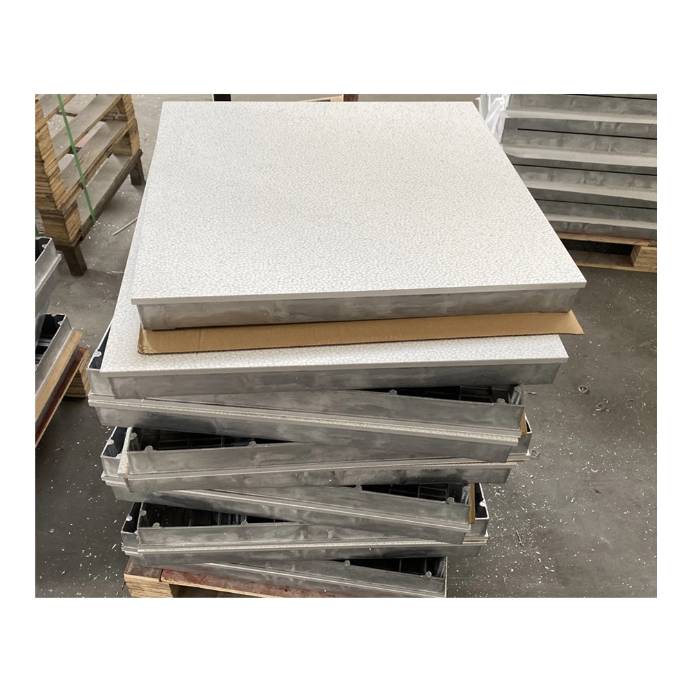 60x60 Aluminum Perforated Panel System with air flow panels clean room data centre  electronics ESD vinyl tiles