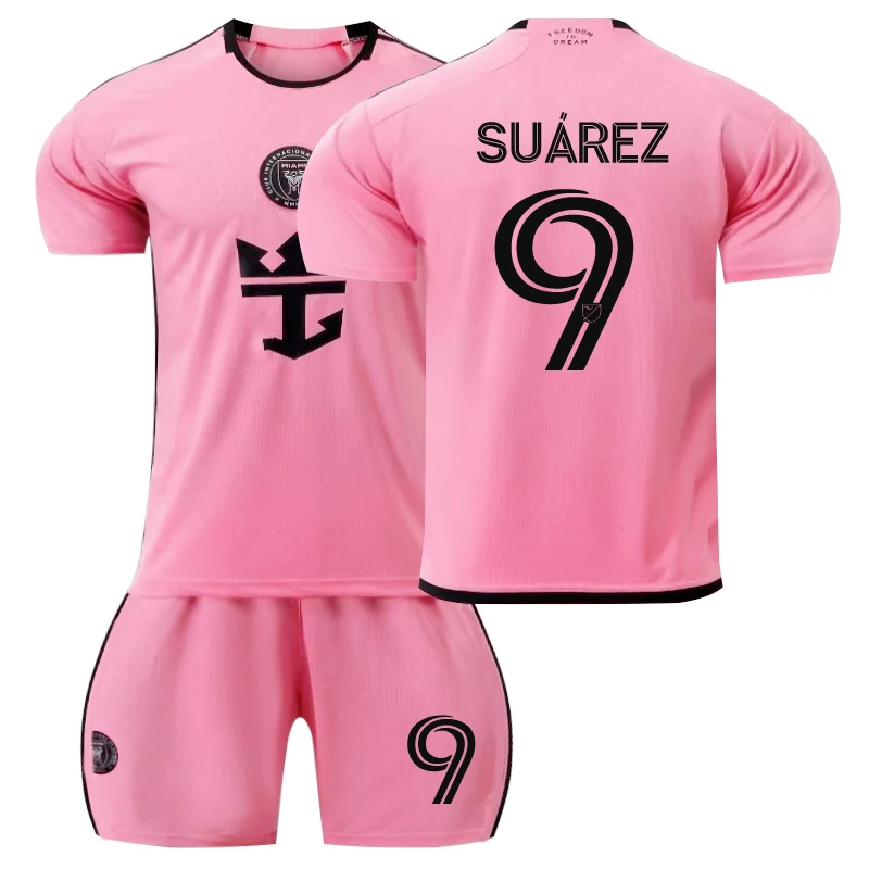 24/25 Soccer Shirt Name Number Inter Miami Jersey Messi Import Football Kits From China Mens Football Kit Soccer Jerseys