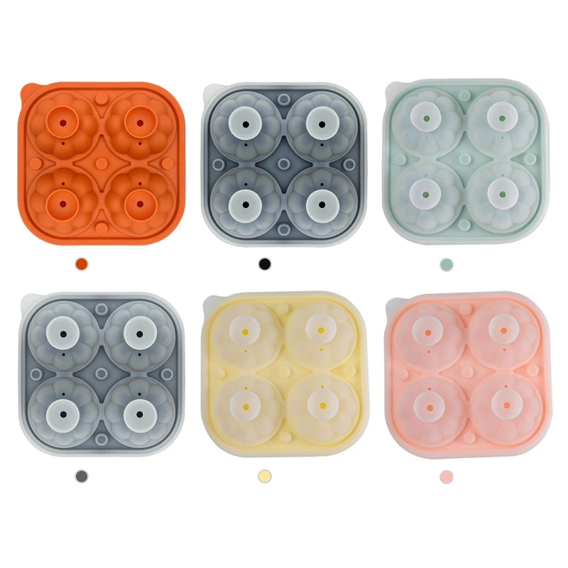 Manjia DIY Reusable Silicone Soccer Basketball Rugby Ice Trays Jello Bath Bomb Lotion Bar Handmade Soap Plaster Polymer Clay