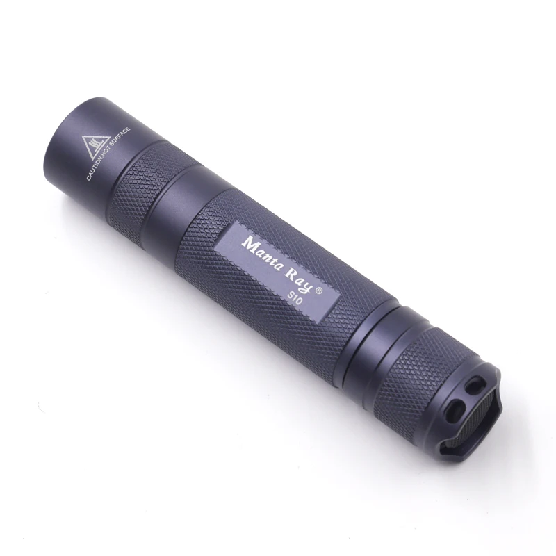 Black S10 UV Torch Flashlight Light with Nichia 365nm 3W NCSU276A LED Chip ZWB2 Black Filter Aluminum Alloy Flashlight 18650