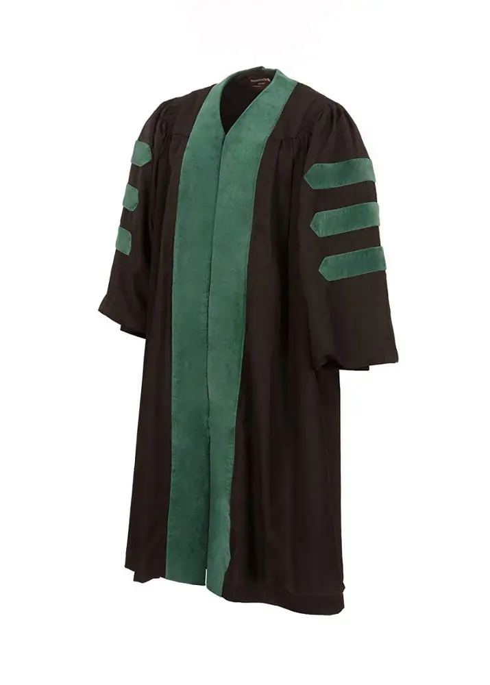 Dcotoral Graduation Gown/PHD Gown/doctoral robe suit