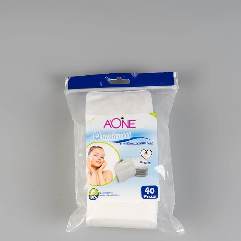 40pcs Square Cotton Pads Cosmetic Makeup Remover personal care Cotton Pads