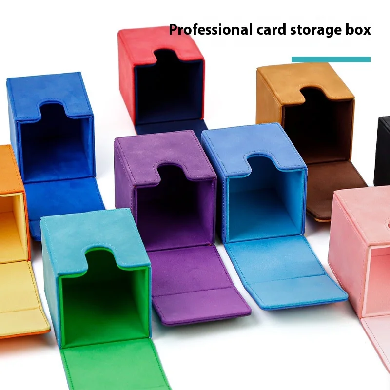 High Quality Small Business Card Storage Box Customizable Made Polyester Metal Plastic PU Wood Business Card Photo Storage