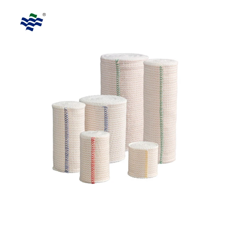 Ticare Oem Odm Guma Bandaz Elastyczny Hochelastische Bandage Haute Elasticite Rubber High Elastic Bandage With Nylon Button